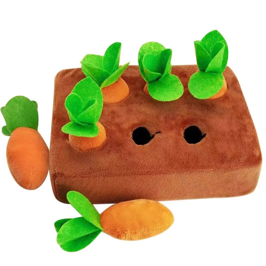Interactive Carrot Dog Toy