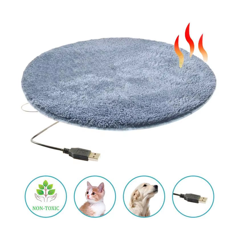 Usb Heated Pet Bed Waterproof Electric Heating Blanket Winter Dog Cat Heated Mat Indoor Pet Good Thermal Insulation Heating Pads